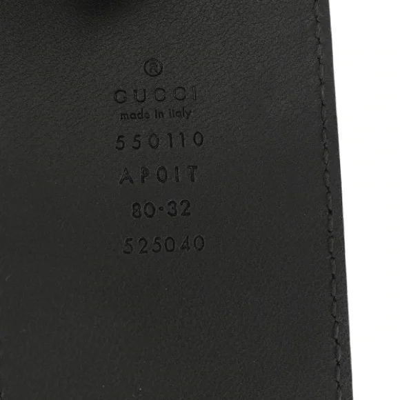 Gucci Extra Wide Calfskin Crystal Double G Waist Belt - Picture 4 of 5